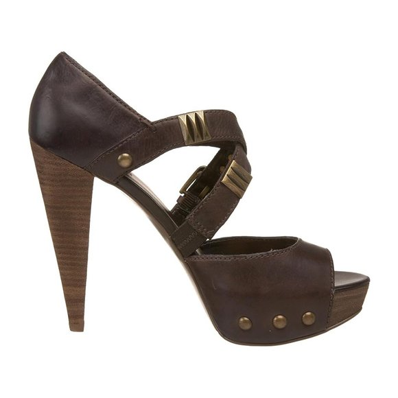 Guess Brown Platform Sandals - Picture 6 of 10